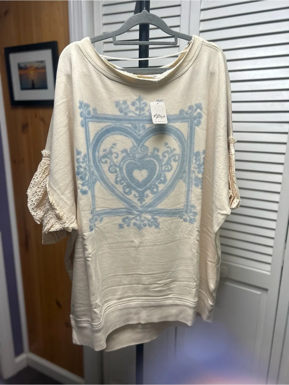 Free people Doily sweatshirt